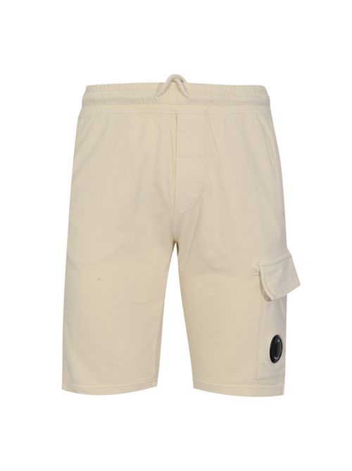 Bermuda cargo in fleece di cotone leggero C.P. COMPANY | 20CMSB704A 002246G114